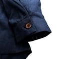 thumbnail image 7 of Long Sleeve Shirts for Men, Men's Button Down Long Sleeve Shirts Shirts Beach Casual Regular Fit Band Collar Shirts Men, 7 of 7