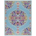 thumbnail image 2 of SAFAVIEH Bellagio Rio Floral Wool Area Rug, Light Blue/Multi, 8' x 10', 2 of 11