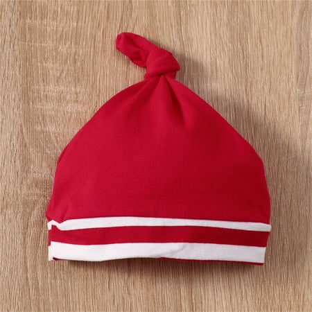 

kpoplk Toddler Outfits For Girls Toddler Infant Boys Girls Christmas Stripe Deer Top Pants Hat Set Outfits Clothes(Red)
