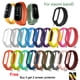 thumbnail image 3 of 19 colores xiaomi mi band 5 correa de silicona banda para xiaomi miband 5 6, 3 of 4
