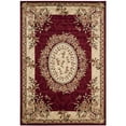thumbnail image 4 of SAFAVIEH Lyndhurst Regina Traditional Bordered Area Rug, Red/Ivory, 3'3" x 5'3", 4 of 7