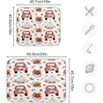 thumbnail image 3 of SKYSONIC Autumn Red Truck Pumpkins Fall Dish Drying Mat,Absorbent Microfiber Dishes Drainer Mats for Kitchen Counter Large Size,Dish Drying Pad 18x24, 3 of 6