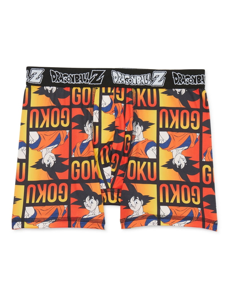 Dragon Ball Z Boys Allover Print Boxer Briefs, 4-Pack, Sizes XS-XL