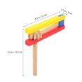 thumbnail image 2 of 4 Pcs Clapet en Bois Manche Long Instrument de Percussion pour Enfants, 2 of 8