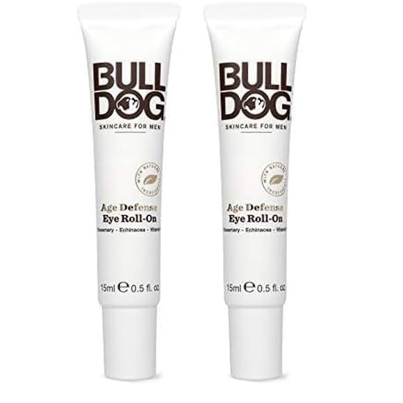 Cuidado facial Eye Roll On BULLDOG Age Defense para hombre, 15 ml (x2)