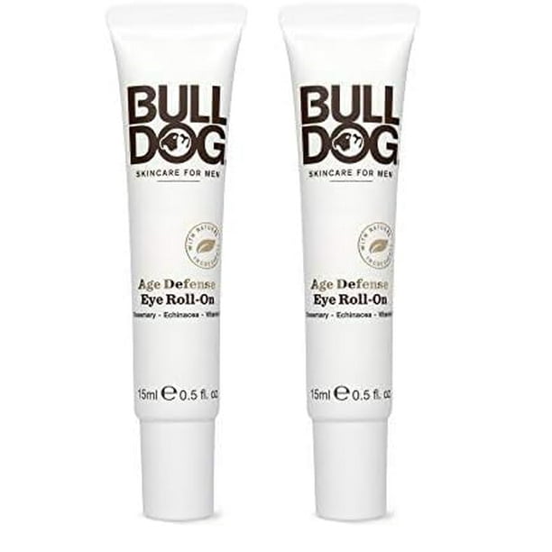 Cuidado facial Eye Roll On BULLDOG Age Defense para hombre, 15 ml (x2)