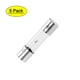 thumbnail image 1 of Uxcell 0.2'' x 0.79'' 5A 250V Fusibles de cartucho automotriz de reemplazo de vidrio tono plateado 20pcs, 1 of 5