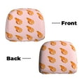 thumbnail image 3 of 2 PCS Car Headrest Cover, Shrimp No.9035 Soft Car Seat Head Rest Cover Protector Interior Car Accessories Seat Covers for Cars Truck Auto Only Covers, 3 of 8