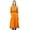 Orange, variant on Bimba Women Anarkali Kurti Long Flared Tunic Cotton Kurta Indian Ethnic Blouse