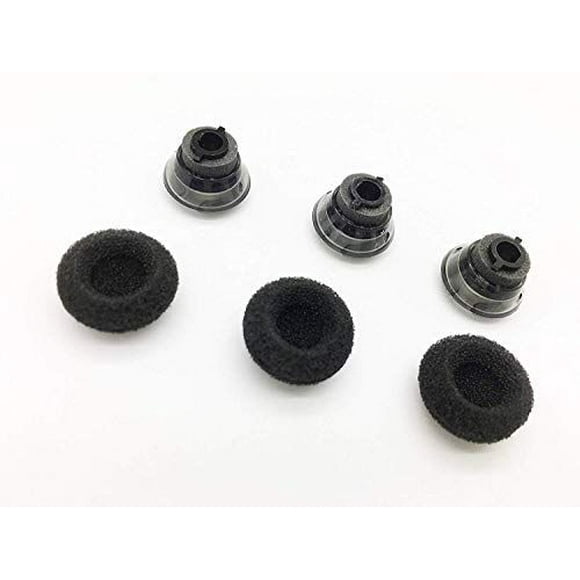 Reki Voyager 5200 Ear Tips - 3 Pcs Premium Replacement Earbuds Eartips Eargels & Foams Set Compatible with Plantronics Voyager 5200 5220 Wireless Bluetooth Headset (Small)