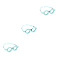 thumbnail image 4 of maskred Adult Optical Trial Lens Frame Eyeglasses Optometry Optician Tool Optic Blue 56mm 3Set, 4 of 6