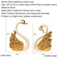 thumbnail image 5 of Pair Of Swan Ideal Gifts For Home Living Room Study And Bedroom, 5 of 6
