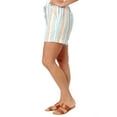 thumbnail image 3 of Briggs Ladies' Linen Blend Pull-On Short 1665534 (Blue, Medium), 3 of 5