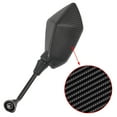 thumbnail image 3 of Yiwosu 2Pcs Universal Motorcycle Side Mirror 7/8" for Suzuki Honda ATV Carbon Fiber, 3 of 9