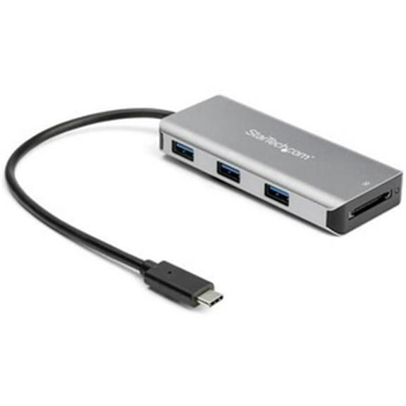 3 -Port USB-C Hub 10 Gbps with SD Card Reader & 9.8 in. Attached Host Cable