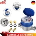 thumbnail image 1 of Compteur d'Eau Froide en Cuivre de Haute Qualité, Système de Comptage sous Vide Assure une Performance Fiable, Compteur de Rotation Arbitraire pour Lecture Pratique, Large Gamme de Mesure, Housse de Protection, 1 of 5