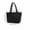 Black, variant on Steadline Quilted Nylon Tote Bag With Zipper Closure - Lightweight Padded Shoulder Bag For Women With Spacious Interior And Durable Construction For Everyday Use Work And Travel