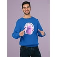 thumbnail image 2 of Be My Valentine, Dogs Sweatshirt Men -Smartprints Designs, Male 4X-Large, 2 of 4