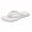 White, variant on SBYOJLPB Unisex Slippers Stylish Casual Flops with Rubber Soles for Spring and Summer Sandals Beach Slippers