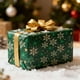 thumbnail image 1 of Rollo de papel de regalo navideño | Papel de regalo festivo con copos de nieve y adornos | Papel kraft de una cara para regalos y manualidades navideñas, 1 of 5