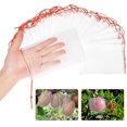 thumbnail image 1 of 100pcs 6"x4" Fruit Protection Bags, Garden Netting Bags With Drawstring, Fruit Netting Bags, Fruit Tree Bags, Netting Barrier Bags For Protecting, 1 of 1