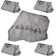 thumbnail image 4 of Lona para bicicletas cubierta para bicicletas garaje para bicicletas universal para bicicletas eléctricas / scooters, lona impermeable [100 cm x 210 cm] color: gris, 4 of 5