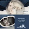 thumbnail image 3 of Juguete de tela azul Cat Tunnel Catit Vesper con pelota de felpa, 3 of 5
