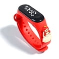 thumbnail image 5 of Reloj electrónico LED de muñeca de estudiante de dibujos animados, reloj electrónico impermeable táctil para natación, reloj electrónico de escuela secundaria, 5 of 5