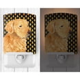 thumbnail image 2 of Caroline's Treasures SS4269CNL Golden Retriever Candy Corn Halloween Portrait Ceramic Night Light, 6x4x3", multicolor, 2 of 2