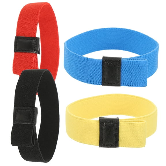 OUNONA 4Pcs Stretchy Straps Elastic Lunch Box Bands Fixing Bands