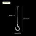 thumbnail image 2 of Uxcell 2000 Pcs J Hook Fasteners, 0.31" Transparent Tagging Gun Refill Fasteners for Clothing, 2 of 5