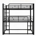 thumbnail image 2 of [Sturdy & Space Saving] Restonic Twin XL Bunk Bed with Metal Slats & Guard Rails, 2 of 8