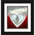 thumbnail image 1 of Claes, Gilbert 20x21 Black Ornate Wood Framed with Double Matting Museum Art Print Titled - The Mirror of the Heart, 1 of 4