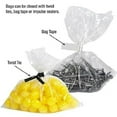 thumbnail image 5 of Gusseted Polypropylene Bags - 5¼ x 3 x 13 & (100 Bags) 1.5 Mil Clear Gift Bags for Favors, 5 of 5