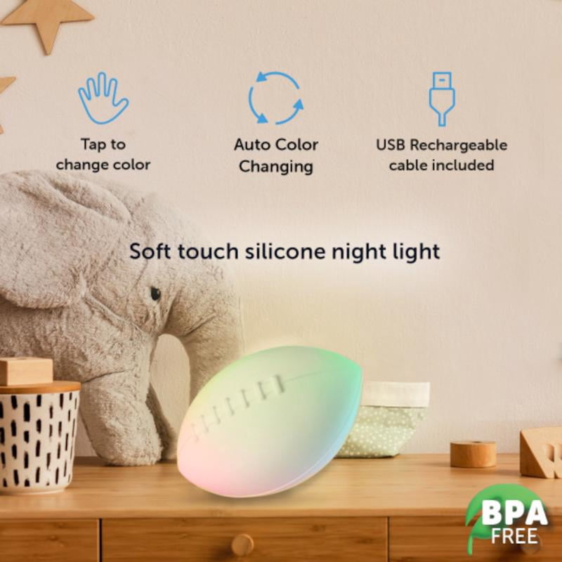 Globe Electric Squish Manual Battery Powered Football LED Night Light