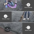 thumbnail image 5 of Shag Area Rugs for Bedroom Living Room,5X8 Ultra Soft Fluffy Area Rugs for Dorm, Indoor Carpet Nursery Rugs for Kids Room Home Decor,Dark Grey, 5 of 16