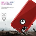 thumbnail image 2 of For Apple iPhone XR 10 Shockproof Protective Rugged Defender Case With FREE Screen Protector Red, 2 of 5