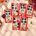 thumbnail image 3 of 6pcs 2026 Year of the Horse Spring Festival Red Envelopes - Auspicious Horse Design Money Bags, Festive Red Envelopes for Adults, Family Gift-Giving, Thickened Premium Paper, 6.6*3.5in, E, 3 of 7