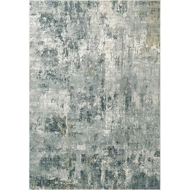 Dynamic Rugs MG7102513950 6 Pi 7 Po x 9 Pi 6 Po Magnus 2513 Rectangle Tapis Moderne - 950 Gris & Bleu
