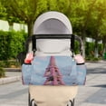 thumbnail image 5 of DIXRUYEE Stroller Organizer Blossoming Landmark Printed, 5 of 7
