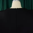 thumbnail image 6 of AURA Plus Size Elegant Off Shoulder A Line Midi Dress High Waist Puff Sleeve Summer Banquet African Party Dress, 6 of 10