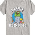 thumbnail image 3 of Sesame Street - I Love Being Me Oscar - Toddler and Youth Short Sleeve Graphic T-Shirt, 3 of 5
