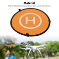 thumbnail image 4 of Drone Landing Pad Foldable, Nighttime Reflective Pad, Water Proof Portable Helipad, 55cm Helipad Fit for Air 3, Mini 3, Mini SE,  2,  Pro and Other Drones, 4 of 7
