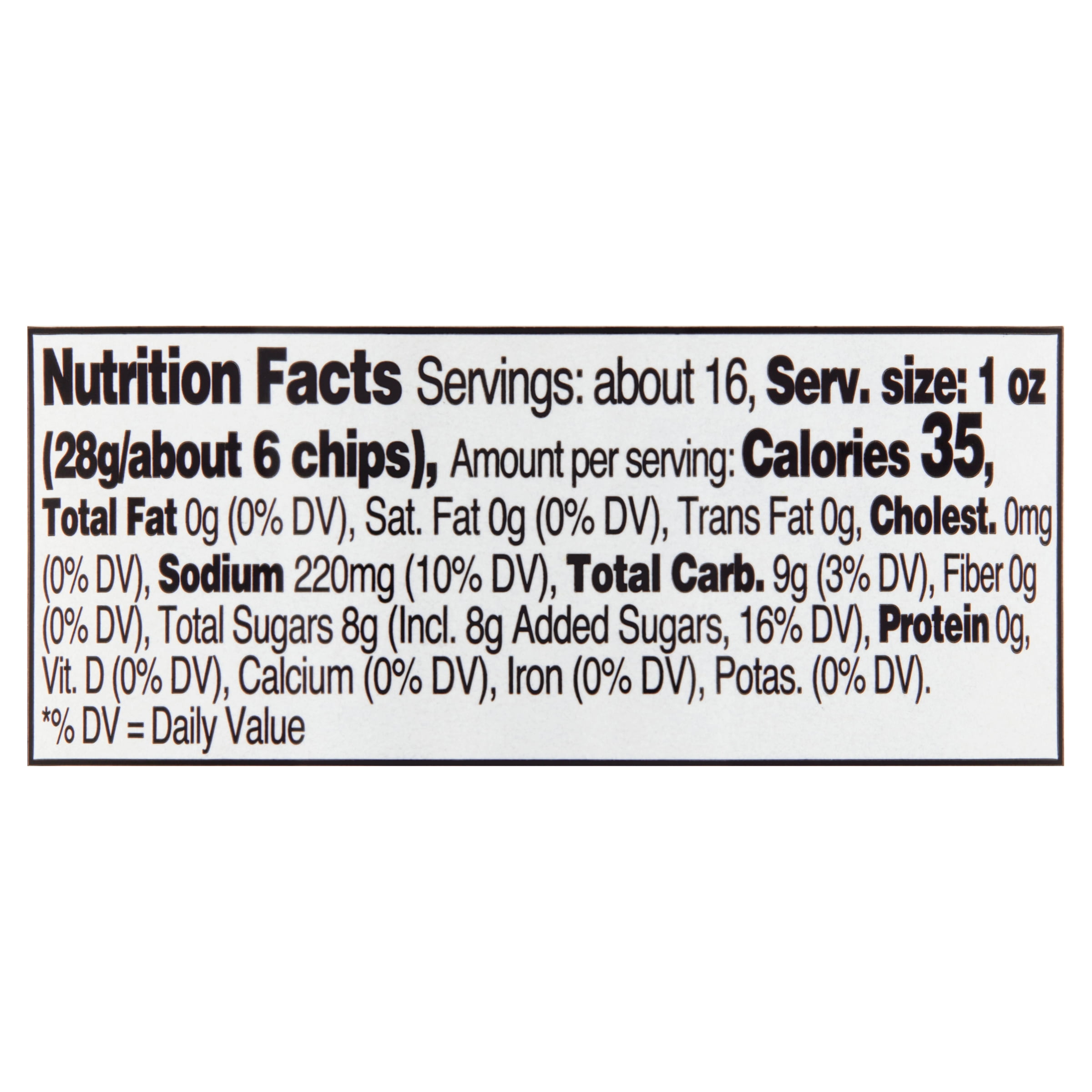 (6 pack) Great Value Zesty Bread & Butter Chips, 24 fl oz