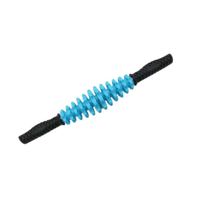 Boc Yoga Stick Washable Anti-slip Handle Deep Relaxation Adjustable Gear 12 Wheels Gym Exercise Massage Roller for Home