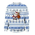 thumbnail image 4 of toraway Chandails en Molleton pour Adolescentes Hommes Automne et Hiver Tendance Décontractée Chandail Imprimé de Noël Col Rond Chandail à Capuchon TTTG, 4 of 4