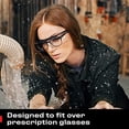 thumbnail image 3 of Gafas de seguridad con lentes envolventes transparentes antiarañazos NoCry, 3 of 25