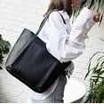 thumbnail image 4 of Odeerbi Clearance Tote Bag Set Classic Bag Handbag Parent-child Bag Shoulder Bags Four Piece Suit Black, 4 of 5