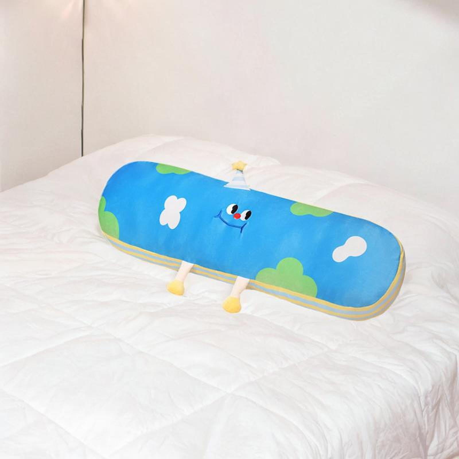 WLPZXP Throw Pillow Leg Hugging Cushion Home Decoration Soft Long Body Pillow for Girls Blue