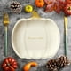 thumbnail image 1 of Platos de Papel con Forma de Calabaza para Halloween | Paquete de 10 Bandejas Desechables | Vajilla Ecológica de 18 Cm para Fiestas de Otoño, Acción de Gracias y Reuniones de Temporada, 1 of 6